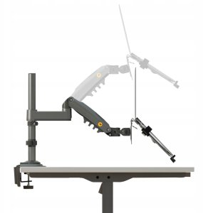 North Bayou H100-FP Ergonomiczny uchwyt biurkowy do laptopa / monitora Regulacja 3D 2