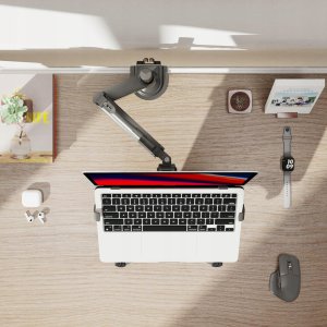 North Bayou H100-FP Ergonomiczny uchwyt biurkowy do laptopa / monitora Regulacja 3D 7