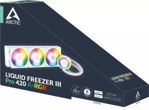 Chłodzenie wodne Arctic Liquid Freezer III Pro 420 A-RGB Białe (ACFRE00189A) 6