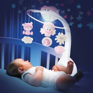 Infantino Muzyczna karuzelka 3w1 pudrowy róż B-kids 4