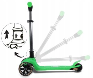 Hulajnoga Milly Mally Jelly Zielony (6255) 10