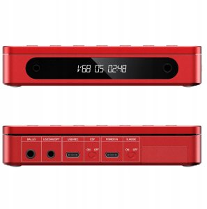 Odtwarzacz CD FiiO DM13 BT - red - Przenośny odtwarzacz CD z Bluetooth 3