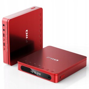 Odtwarzacz CD FiiO DM13 BT - red - Przenośny odtwarzacz CD z Bluetooth 4