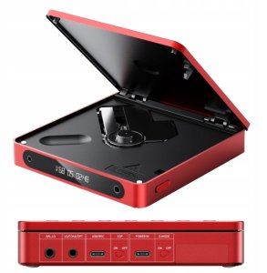 Odtwarzacz CD FiiO DM13 BT - red - Przenośny odtwarzacz CD z Bluetooth 10