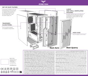 Obudowa PREYON Nest Aero ARGB (PNA04B) 11