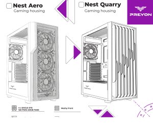 Obudowa PREYON Nest Aero ARGB (PNA04B) 9