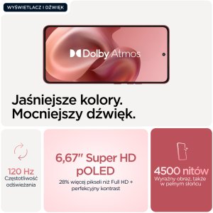Smartfon Motorola Moto G86 5G 8/256GB Różowy  (PB7L0110PL) 3