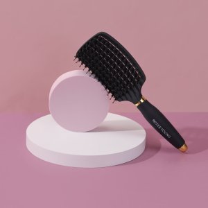 MOHI SISTER YOUNG_Ovia Hair Brush szczotka do włosów z włosiem dzika Black 4