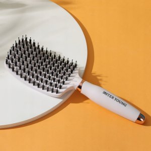 MOHI SISTER YOUNG_Ovia Hair Brush szczotka do włosów z włosiem dzika Nude 4