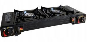 Unilight EXTRALINK KUCHENKA GAZOWA TURYSTYCZNA 2-PALNIKOWA W WALIZCE + ADAPTER 2