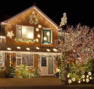 Lampki choinkowe DKD Home Decor Łańcuch świetlny LED Boże Narodzenie 220mb BIAŁE Z 3