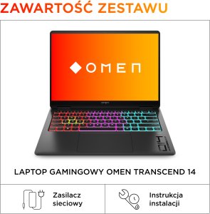 HP Omen Transcend 14-fb1217nw - Ultra 7 255H | 14"-3K-OLED-120Hz | 32GB | 1TB | Win11Home | RTX5060 5