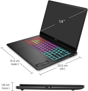 HP Omen Transcend 14-fb1217nw - Ultra 7 255H | 14"-3K-OLED-120Hz | 32GB | 1TB | Win11Home | RTX5060 6