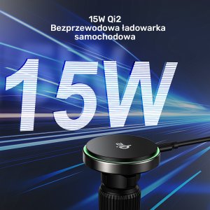 Unitek Uchwyt magnetyczny do samochodu Qi2 11