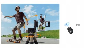 Statyw Statyw Fotograficzny Foto 190cm 4kg Uchwyt Na Telefon + Pilot / K&f Kf09.155 6