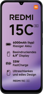 Smartfon Xiaomi Redmi 15C 5G 4/128GB Czarny 2
