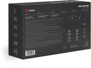 Chłodzenie wodne Savio SAVIO NOX 240mm Chłodzenie wodne CPU 17