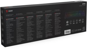 Klawiatura Savio SAVIO STYX Klawiatura mechaniczna Outemu Red, Hot Swap, RGB 7