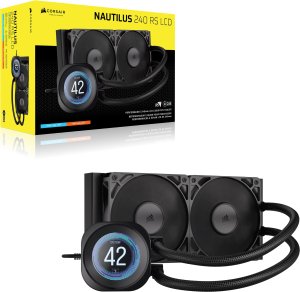 Chłodzenie wodne Corsair Nautilus 240 RS LCD Czarne (CW-9061031-WW) 2