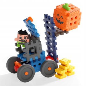 Marioinex Klocki waffle Farmer wózek widłowy 50el 07511 4