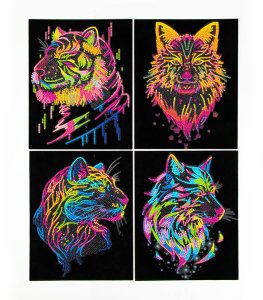 DIAMOND DOTZ ADULTS FLOCKED WILD NEON 2