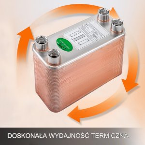 Wymiennik ciepła Wymiennik płytowy 60-płytowy 2