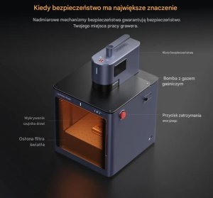 Grawer laserowy LaserPecker LP5 Safeguard 2w1 12