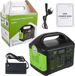 Powerbank DNA POWER B300 przenośna stacja zasilania powerbank AC 3xDC 2xUSB-A USB-C 300W 256 Wh 20000 mAh 10