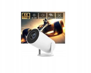 Projektor ANDROID rzutnik 4K WIFI PRZENOŚNY SMART FULL HD HY300 PRO 2