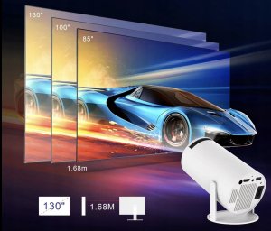 Projektor ANDROID rzutnik 4K WIFI PRZENOŚNY SMART FULL HD HY300 PRO 4