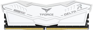 Pamięć TeamGroup DDR5 - 16GB - 6400 - CL - 32 RGB white, dual kit TEM, memory (white, FF4D532G6400HC32ADC01, Delta RGB, INTEL XMP) 2