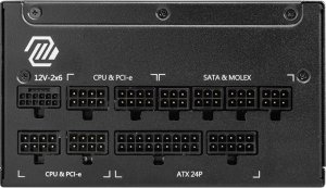 Zasilacz MSI MAG A1000GL PCIE5 II 1000W 3