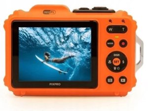 Aparat Podwodny Wodoszczelny 15m 16mp 1080p 4 Zoom Optyczny Wifi / Kodak Wpz2 / Pomarańczowy 2