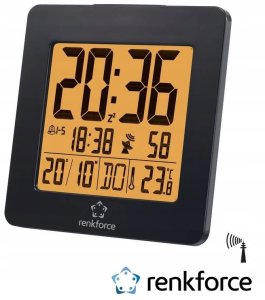 Renkforce renkforce Funk Wecker 4161c12 Schwarz Alarmzeiten 2 (1383425) 4