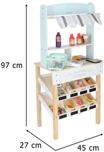Market drewniany LULILO Melo stragan supermarket z kasą Kik Sp. z o. o. Sp. k. 14
