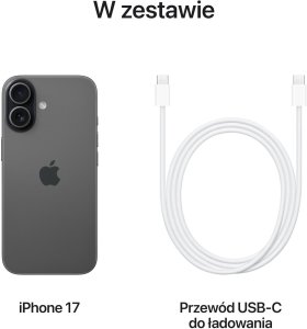 Smartfon Apple iPhone 17 8/512GB Czarny (MG6P4HX-A) 7