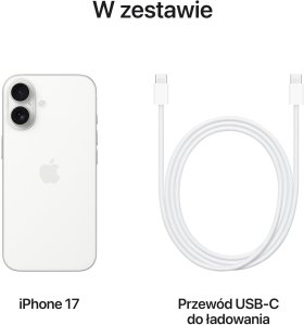 Smartfon Apple iPhone 17 8/256GB Biały (MG6K4HX-A) 7