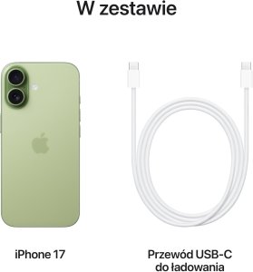 Smartfon Apple iPhone 17 8/256GB Zielony (MG6N4ZD/A) 7
