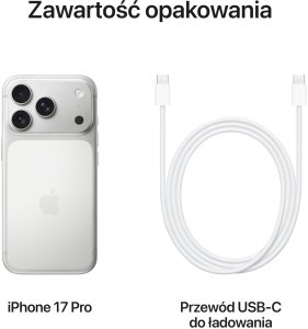 Smartfon Apple iPhone 17 Pro 256GB Srebrny (MG8G4) 8