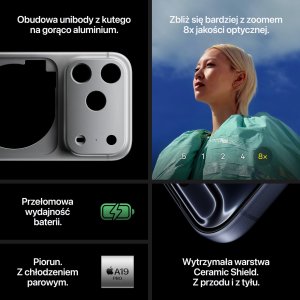 Smartfon Apple iPhone 17 Pro Max 5G 12/1TB Granatowy  (01959506403660) 6