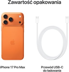 Smartfon Apple iPhone 17 Pro Max 512GB Kosmiczny Pomarańcz (MFYT4) 8