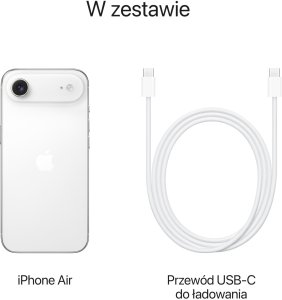 Smartfon Apple iPhone Air 5G 256GB Biały  (MG2M4ZD/A) 7