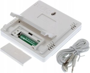 Stacja pogodowa Digi BEZPRZEWODOWA STACJA POGODY TERMO-HIGROMETR ZEWNĘTRZNA SONDA ZEGAR BUDZIK 6