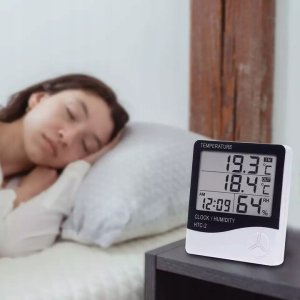 Stacja pogodowa Digi BEZPRZEWODOWA STACJA POGODY TERMO-HIGROMETR ZEWNĘTRZNA SONDA ZEGAR BUDZIK 9
