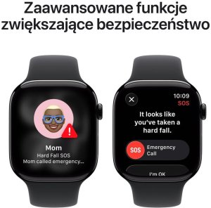 Smartwatch Apple Watch 11 GPS + Cellular 46mm Jet Black Alu Sport Band M/L Czarny  (MFC44ZR/A) 6