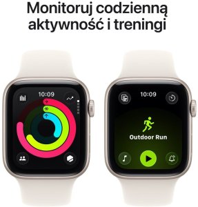 Smartwatch Apple Watch SE 3 GPS + Cellular 40mm Starlight Alu Sport S/M Beżowy  (MEP64ZR/A) 6