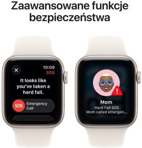 Smartwatch Apple Watch SE 3 GPS + Cellular 40mm Starlight Alu Sport M/L Beżowy  (MEP74ZR/A) 7