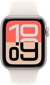 Smartwatch Apple Watch SE 3 GPS + Cellular 44mm Starlight Alu Sport S/M Beżowy  (MEPE4ZR/A) 2