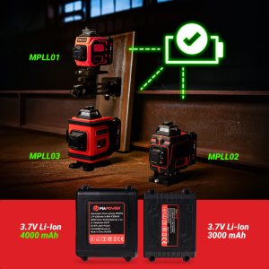 LASER KRZYŻOWY POZIOMICA LASEROWA 360 PŁASZCZYZNOWA LASER ZIELONY MAPOWER 6