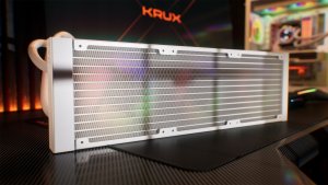 Chłodzenie wodne Krux HydroGlance 360 ARGB LCD White (KRXE005) 10
